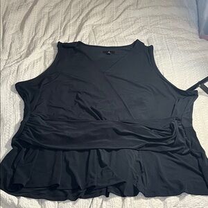 Jason Wu Black Sleeveless Blouse size 3X